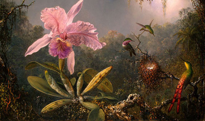  и три колибри Мартин Джонсон Хед (Martin Johnson Heade).jpg